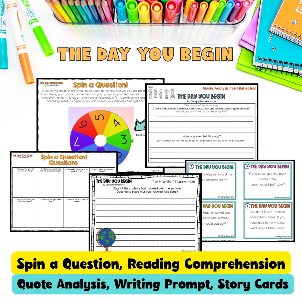 The Day You Begin Back to School and SEL Elementary Activities - Image 3
