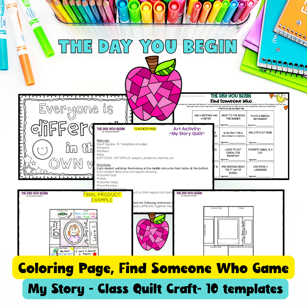 The Day You Begin Back to School and SEL Elementary Activities - Image 4