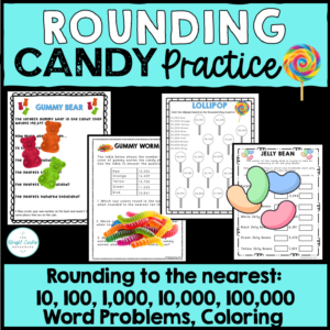 Rounding Numbers & Place Value Worksheets 4th Grade