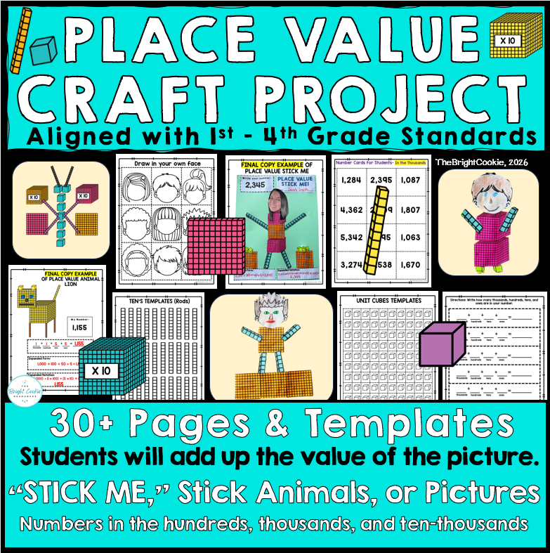 Elementary Place Value Project Craft