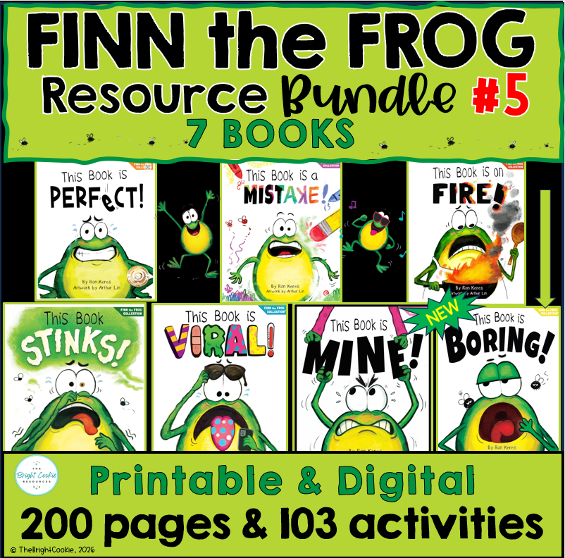 Finn the Frog 7 Book Bundle Activities