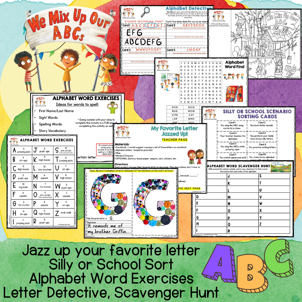 We Mix Up Our ABCs Book Companion Activities - Image 2