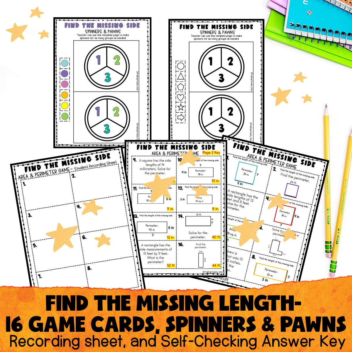 Perimeter and Area Games and Activities - Image 3