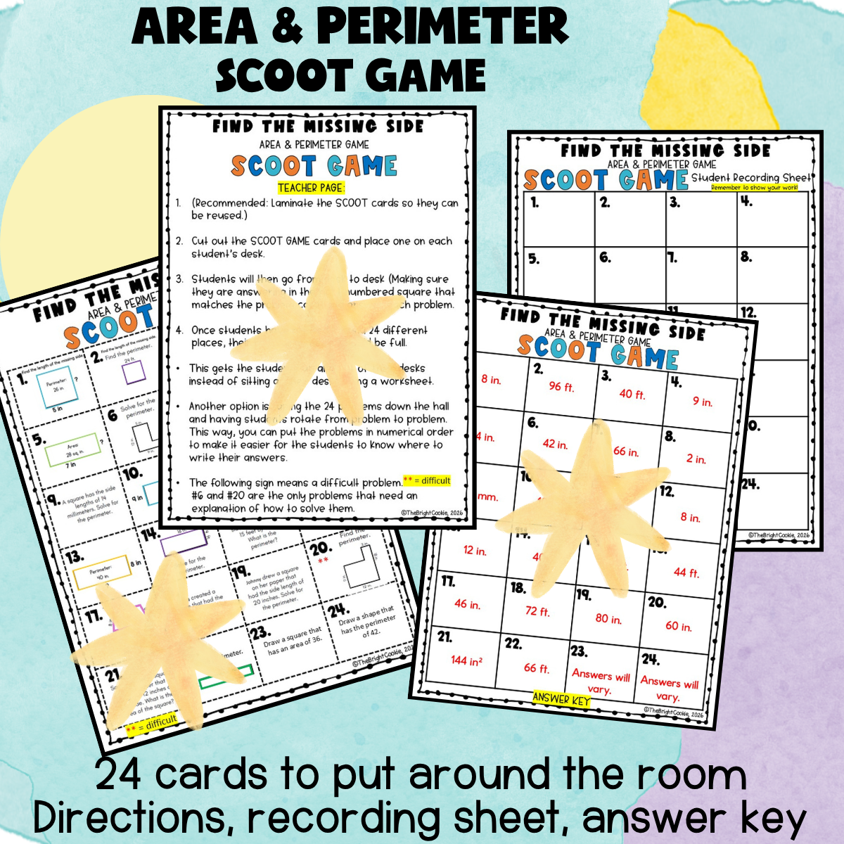 Perimeter and Area Games and Activities - Image 4