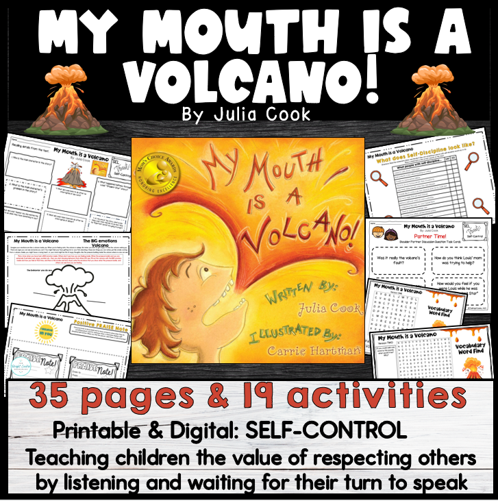 SEL Picture Book: My Mouth is a Volcano by Julia Cook