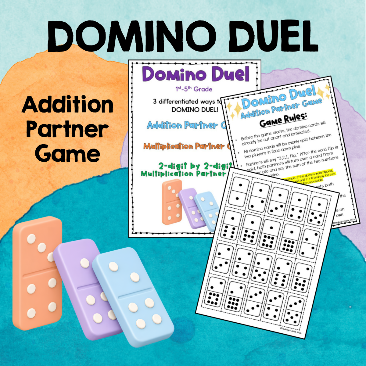 Domino Duel Math Fluency Games - Image 2