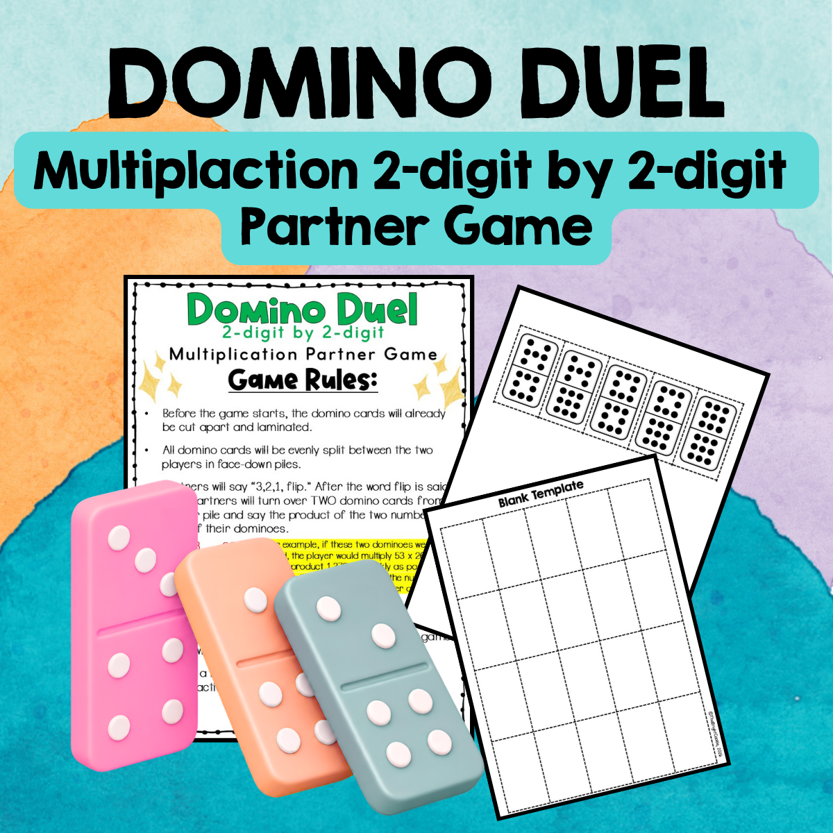 Domino Duel Math Fluency Games - Image 4