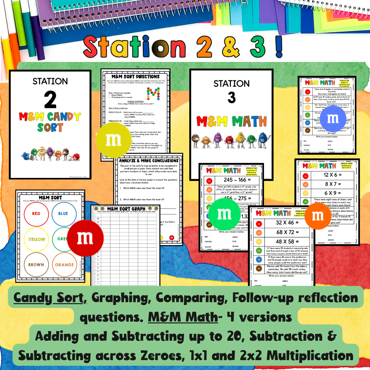 M&M Theme Day Activities for Elementary - Image 3