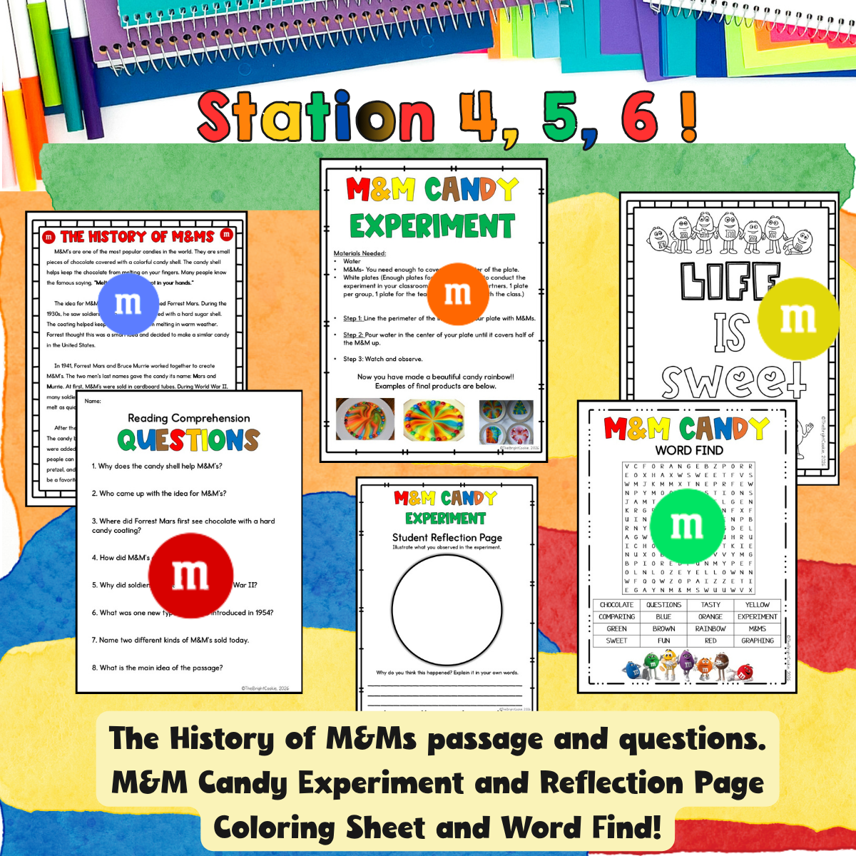 M&M Theme Day Activities for Elementary - Image 4