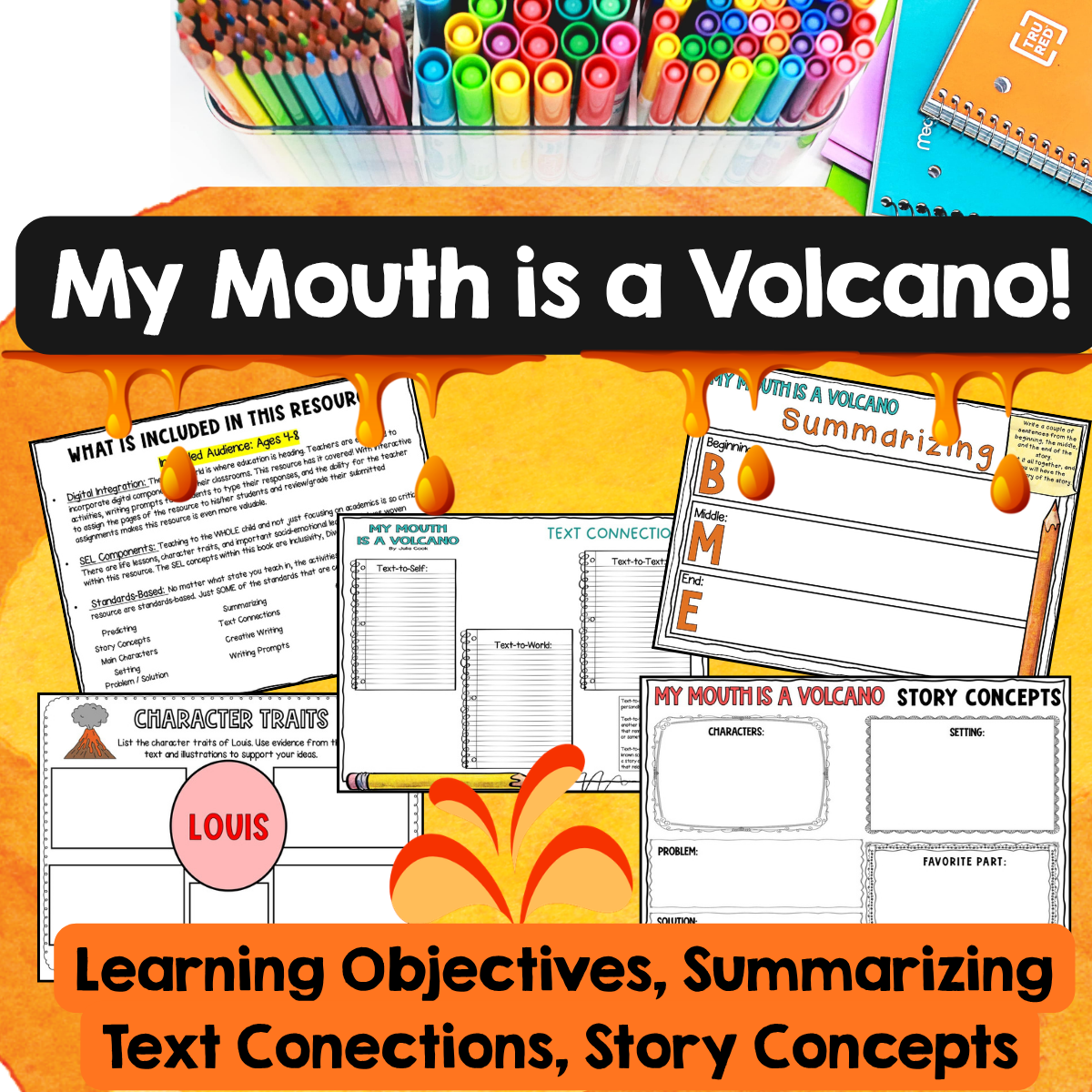 SEL Picture Book: My Mouth is a Volcano by Julia Cook - Image 2