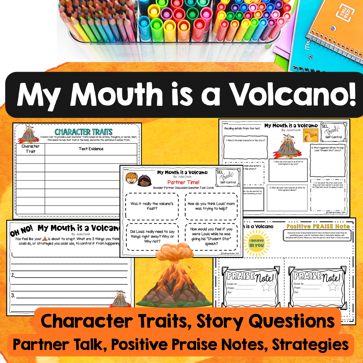 SEL Picture Book: My Mouth is a Volcano by Julia Cook - Image 3