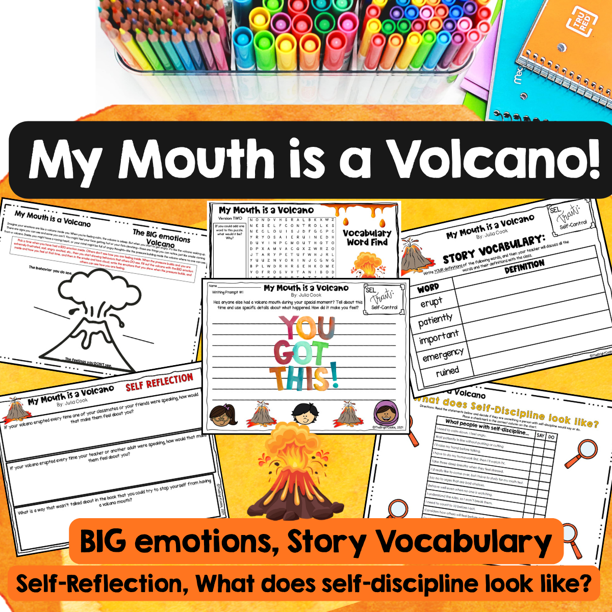 SEL Picture Book: My Mouth is a Volcano by Julia Cook - Image 4