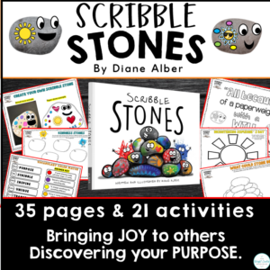 Scribble Stones by Diane Alber Book Companion Resource