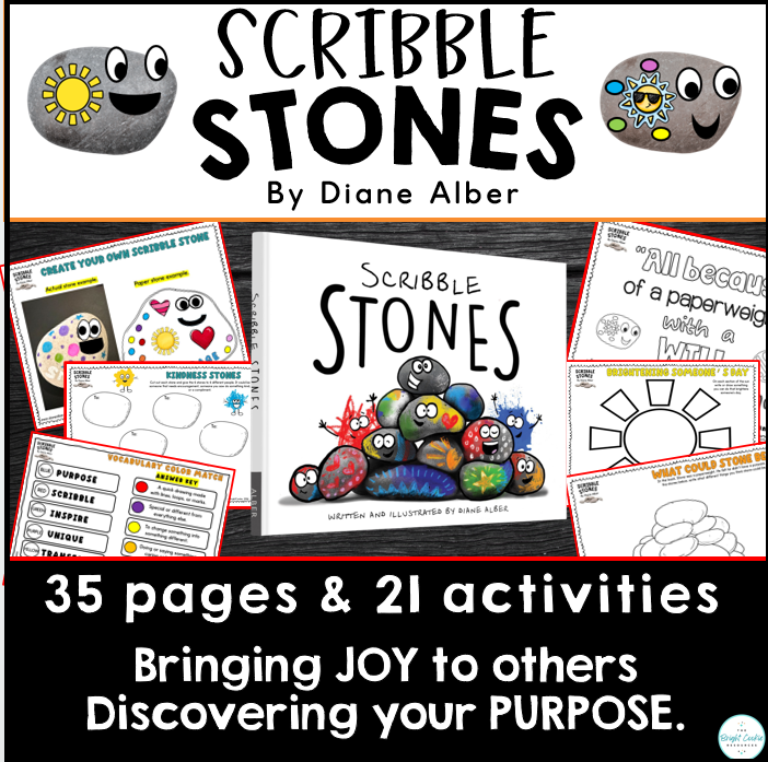 Scribble Stones by Diane Alber Book Companion Resource