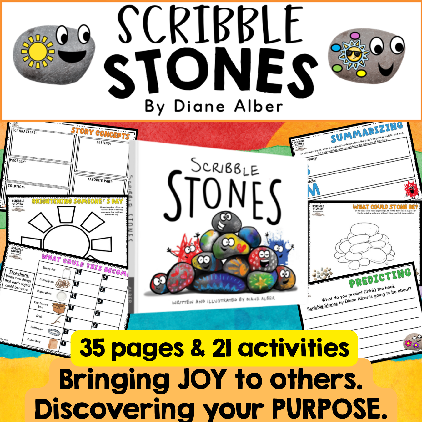 Scribble Stones by Diane Alber Book Companion Resource - Image 4