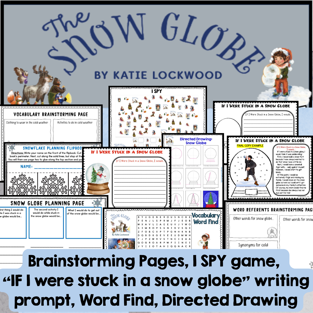 The Snow Globe Book Companion Winter Reading Comprehension, SEL, Writing & Craft - Image 4